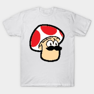 ShroomDood (Pixel/White) T-Shirt